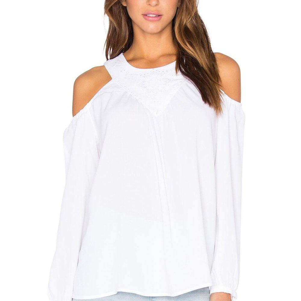 Pink Stitch Untold Stories White Top